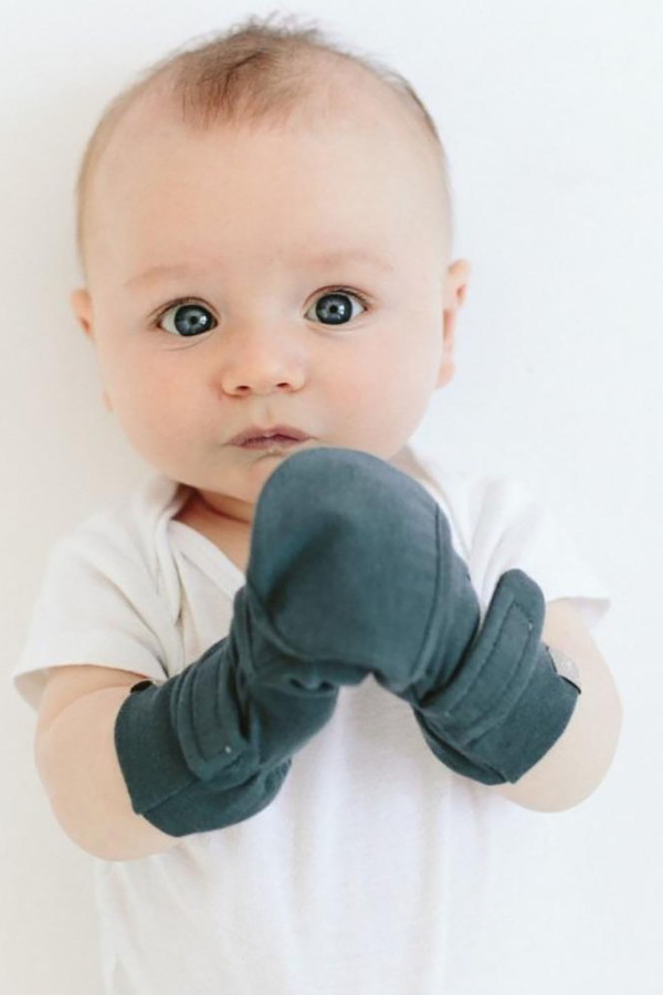 PREEMIE STAY ON MITTS | MIDNIGHT - Image 2