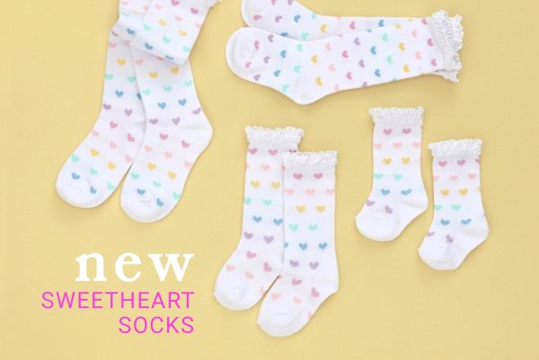 Sweetheart Lace Top Knee Highs - Image 2